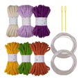 thumbnail image 1 of 6 piezas de hilo de punto para manualidades, regalo para principiantes con 2 grandes H, 1 of 9
