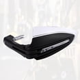 thumbnail image 2 of White Universal Motorcycle Hand Guards with LED Daytime Running Lights & Turn Signals - High-Impact ABS Windproof Handlebar Protectors for Dirt Bikes, ATVs, Off-Road Motorcycles - 22mm Handlebar Fit,, 2 of 6