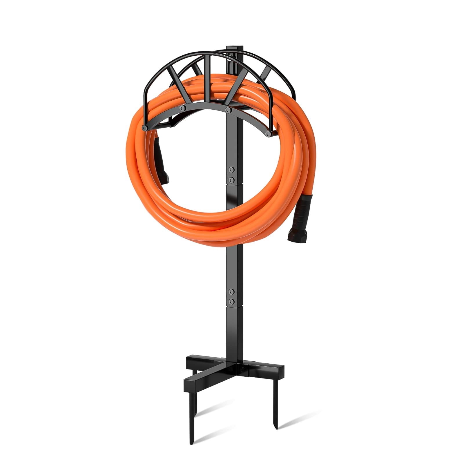 Gardguard Set Di 2 Supporti Regolabili Per Legna Da Ardere In Acciaio Antiruggine - Con Viti, Striscia Di Tenuta E Ganci, Dimensioni 33x10x15 Cm, Per Camino E Esterno