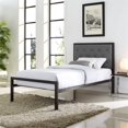 thumbnail image 4 of Hawthorne Collection Twin Tufted Panel Bed in Brown and Gray, 4 of 7