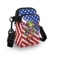thumbnail image 3 of HELLHERO Frog Guitar Design Women Crossbody Bag, Polyester Double Deck for Adults, 3 of 7