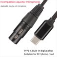 thumbnail image 4 of Cable de Micrófono Tipo C para Grabación, Cable USB C A XLR Hembra, Cable de Micrófono USB C Conectar y Usar HIFI de Bajo Ruido A, 4 of 5
