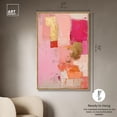 thumbnail image 5 of Art Remedy Blush Abstracts Canvas, 36" x 54", Gold Frame, Petal Patchwork I, 5 of 7