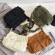 thumbnail image 1 of Bolso Bandolera, Correa Acolchada Ajustable, Diseño Ligero de Lona, Múltiples Compartimentos, Uso Diario, Viajes, para Llevar Al Hombro o Bolso de Mano, Blanco, Negro, Marrón, Verde, 50 X 30 X 15 Cm, 1 of 7