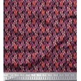thumbnail image 1 of Soimoi Velvet Fabric Leaves Small Print Fabric by The Yard 58 Inch Wide, 1 of 3