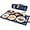 Obsidian Blue, variant on Portable Food Warming Mat for Food: Electric Real-Time Temp Display Food Warmers for Parties, Buffets, Gatherings, 5 Temp Levels, Timer, Auto Shut-Off (Champagne Beige)