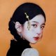 thumbnail image 2 of Black Velvet Hair Clip with Blue Turquoise Tassel Ethnic Style Women's Headwear Elegant Wedding Hair Accessories Ref: 4839, 2 of 5