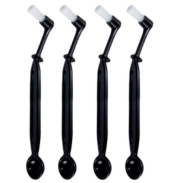 Coffee Machine Brush Cleaner Nylon Espresso Machine Brush Coffee Cleaning Tool with Spoon for Coffee Tool Home(4 Pack)