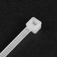 thumbnail image 3 of Bridas de Cable Uxcell Bridas de Cierre Ajustables Envolturas de Bridas de Nylon Multiusos 7.87" x 0.1" Blanco 200pcs, 3 of 5