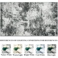 thumbnail image 6 of YOUFORTONG 3x5 Abstract Area Rug Washable Modern Indoor Carpet Non-Slip Rubber Backing Thin Soft Stain Resistant Floor Mat for Living Room Bedroom Dining Room Home Decor,Black, 6 of 7