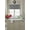 silver, variant on Gorgeous Home Linen 1-Pc S18 Honey Luxury Straight Semi-Sheer Faux Silk Window Curtain Valance Rod Pocket on Top 55" wide X 18" long