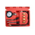 thumbnail image 3 of Portable Car Bicycle Petrol Gas Engine Cylinder Compressor Pressure Tester Tool Set 8Pcs, 3 of 7