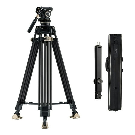 SmallRig FreeBlazer AD-100 3-Section Heavy-Duty Carbon Fiber Tripod Kit with Ground Spreader