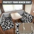 thumbnail image 2 of XYZCANDO Cow Print RV Dinette Cushions Camper Accessories Universal Slip Covers for Loveseat Stretchable Couch Cushion Covers Comfortable Furniture Covers for Sofa and Loveseat, 2 of 7