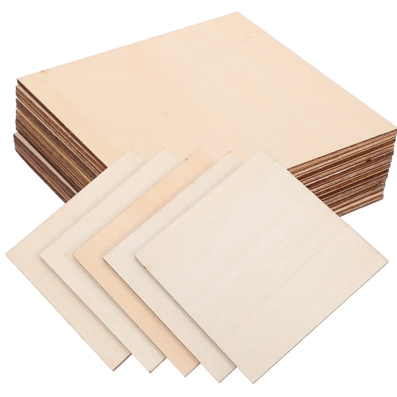 MLINS 20Pcs Engraving Materials for Artists Khaki 3.9X3.9X0.1In