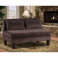thumbnail image 5 of Briley Ultrasuede Armless Loveseat, 5 of 9