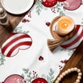 thumbnail image 3 of Red Pink Valentine's Day Table Runner 72 Inches, Love Heart Eucalyptus Leaves Bed Runner Dresser Scarves Tabletop for Indoor Outdoor Parties/Ceremony/Banquet, 14" x 72", 3 of 8