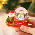 thumbnail image 5 of Cheapark 100ml Christmas Santa Snow Globe - Light-Up Feature for Home & Car, Festive Ornament & Holiday Gift for Xmas, 5 of 5