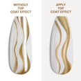 thumbnail image 4 of Esmalte de uñas en gel RARJSM Metallic Gold de 8 ml con brocha fina, 4 of 9