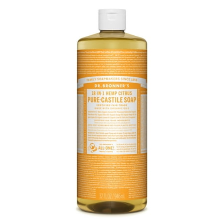 Dr. Bronner's Citrus Orange Pure-Castile Liquid Soap - 32