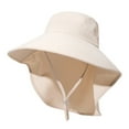 thumbnail image 4 of Sun Hats UPF 50+ Fishing Hat Uv Protection Hat Sun Hats with UV Protection for Hiking Women's Summer Large Hat Visor Visor Neck Outdoor Mountaineering Fisherman Sun Hat, 4 of 4