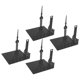 thumbnail image 4 of Sujetalibros ANGGREK Verticales 4 Piezas Classic Black para Revistas CD Libros DVD, 4 of 8