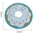 thumbnail image 4 of Flying Disc Dog Toy: Canvas Donut Design Puppy Flyer Dog Fetch Toy for Training, 4 of 10