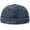 Navy Blue, variant on Vintage Washed Denim Miki Hat, Brimless Rolled Cuff CapBrimless Dome Hats for Women Men
