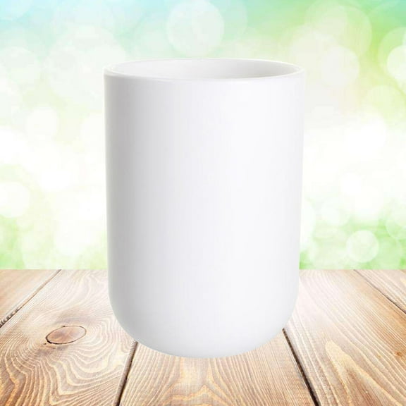 PBPBOX Japanese Style Plastic Bathroom Tumbler Cup White Design