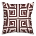 thumbnail image 2 of Creative Products Maroon Maze 18 x 18 Indoor / Outdoor Pillow, 2 of 3