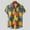 Yellow, variant on Palato Mens T Shirts,Men Hawaiian Short Sleeve Beach Shirt Printed Summer Casual Button Down Shirts