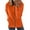 Orange, variant on Women's Plus Size Zip Up Hoodies Long Sleeve Zipper Open Front Loose Outerwear Printing Blouse Coat Tops Pockets Hooded Blouse Up to 65% off