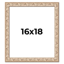 16x18 Frame White Real Wood Picture Frame Width 1.5 inches | Interior Frame Depth 0.5 inches |