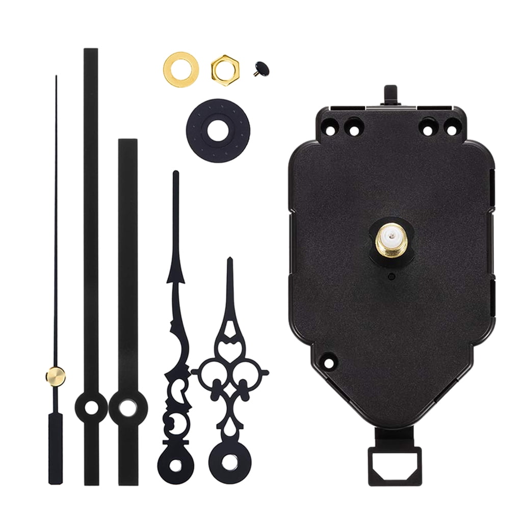 1 Set Long Shaft Clock Movement Mechanism Wall Clock Repair, Battery