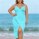 thumbnail image 2 of TaTaai Women Solid Color Sheer Chiffon Beach Cover Up Wrap Sarong Long Skirt with Tie Waist Lightweight Flowy Dress for Swimwear Vacation Pool Party Wear Gift, 2 of 9