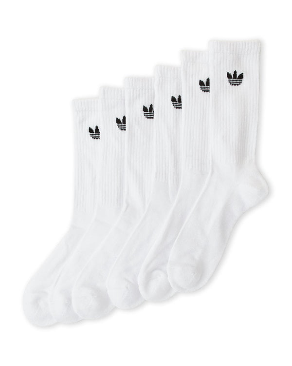 adidas crew socks white
