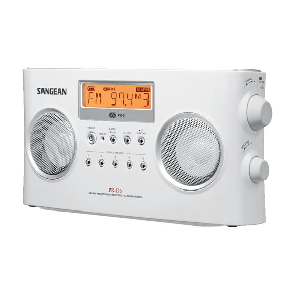 Sangean PR-D5BK Am/Fm Stereo Rbds Radio Digital Tuning