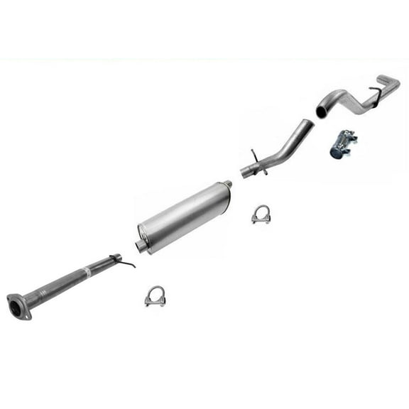 Original for GMC for Sierra 2007-2008 1500 V8 134 WB Muffler Tail Pipe System - OE for Fit - Bolt-On Installation - Dual Exit 54708 21577 55540 48696 700489 54199