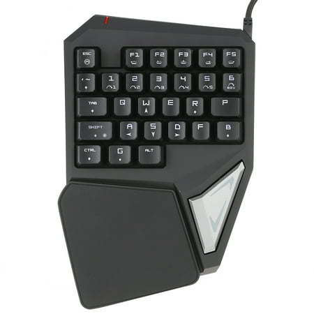 29 Keys Programmable Mechanical One/Single USB Wired Hand LOL DOTA 2 Esport Gaming Keyboard RGB LED Backlit Backlight Kailh Blue (Best Keyboard For Dota 2)