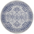 thumbnail image 3 of Nourison Whimsicle Rustic Farmhouse Ivory Navy 8' x round Area Rug, (8' Round), 3 of 9