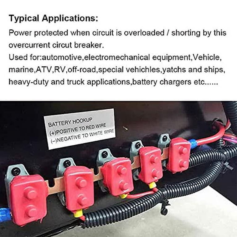 3x NEW 20 Amp Push Button Thermal Circuit Breaker 12-50V DC 125-250V Volt AC 20A 3x NEW 20 Amp Push Button Thermal Circuit Breaker 12-50V DC 125-250V Volt AC 20A