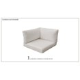 thumbnail image 1 of TK Classics Covers for Corner Chair Cushions 4" Thick in Beige, 1 of 4