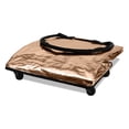 thumbnail image 4 of CleverMade Rolling Tote Cart 62L Collapsible Wheeled Bag, Rose Gold, 4 of 12