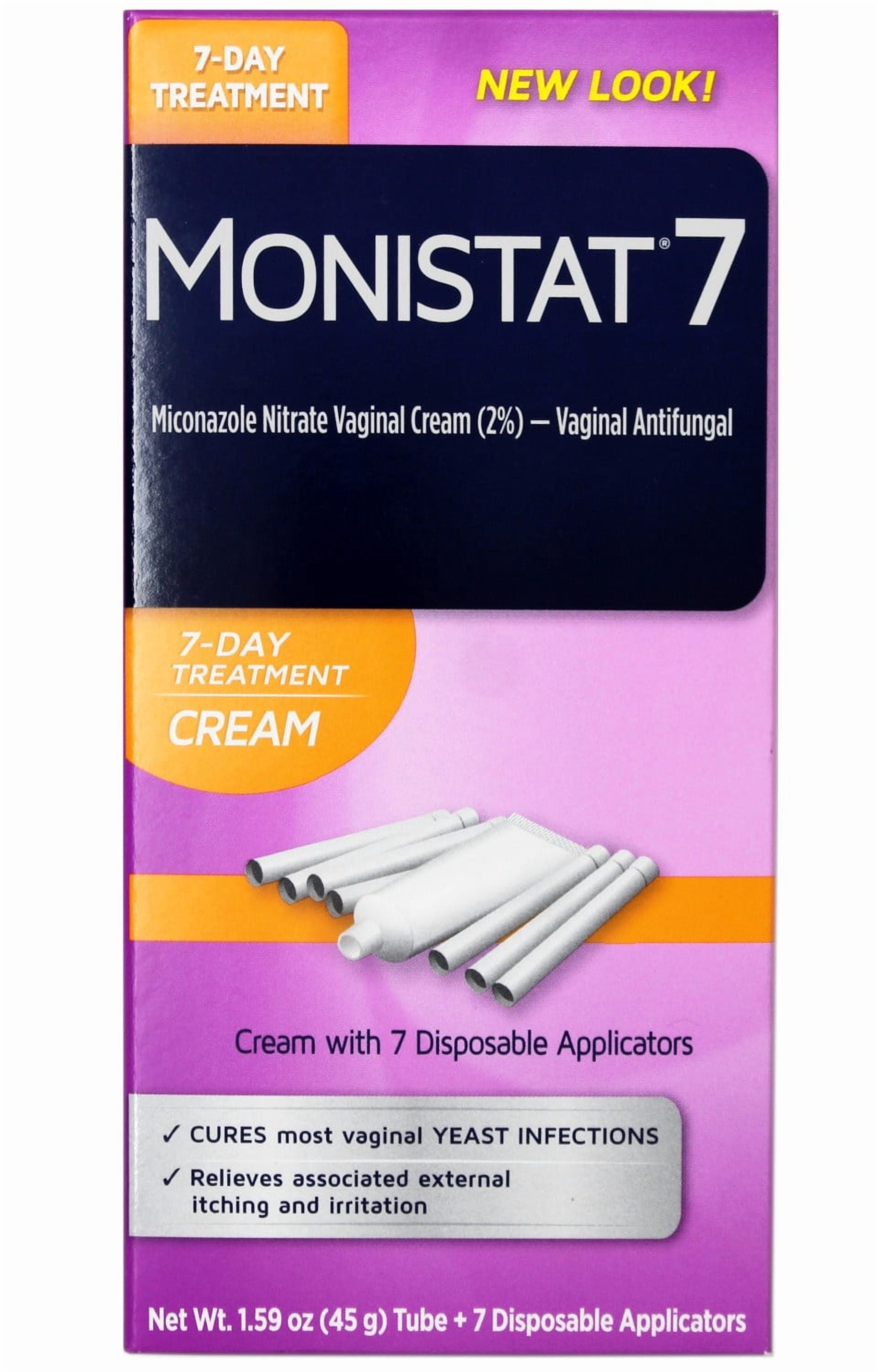 Monistat 7 Cream Disposable Applicators, 7 Each (Pack of 2