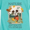 thumbnail image 3 of Disney Standard - Nature The Antidote To Stress - Toddler & Youth Girls Short Sleeve Graphic T-Shirt, 3 of 5