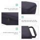 thumbnail image 2 of Tapones para los oídos impermeables para exteriores, bolsa de almacenamiento digital, organizador, soporte para tableta, cargador para coche, estuche USB, tapones para los oídos, auriculares, viajes, 2 of 6