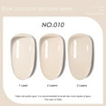 thumbnail image 1 of Esmalte de uñas semitransparente de 20 colores, crema, transparente, para decoración de uñas, 7,5 ml., 1 of 3