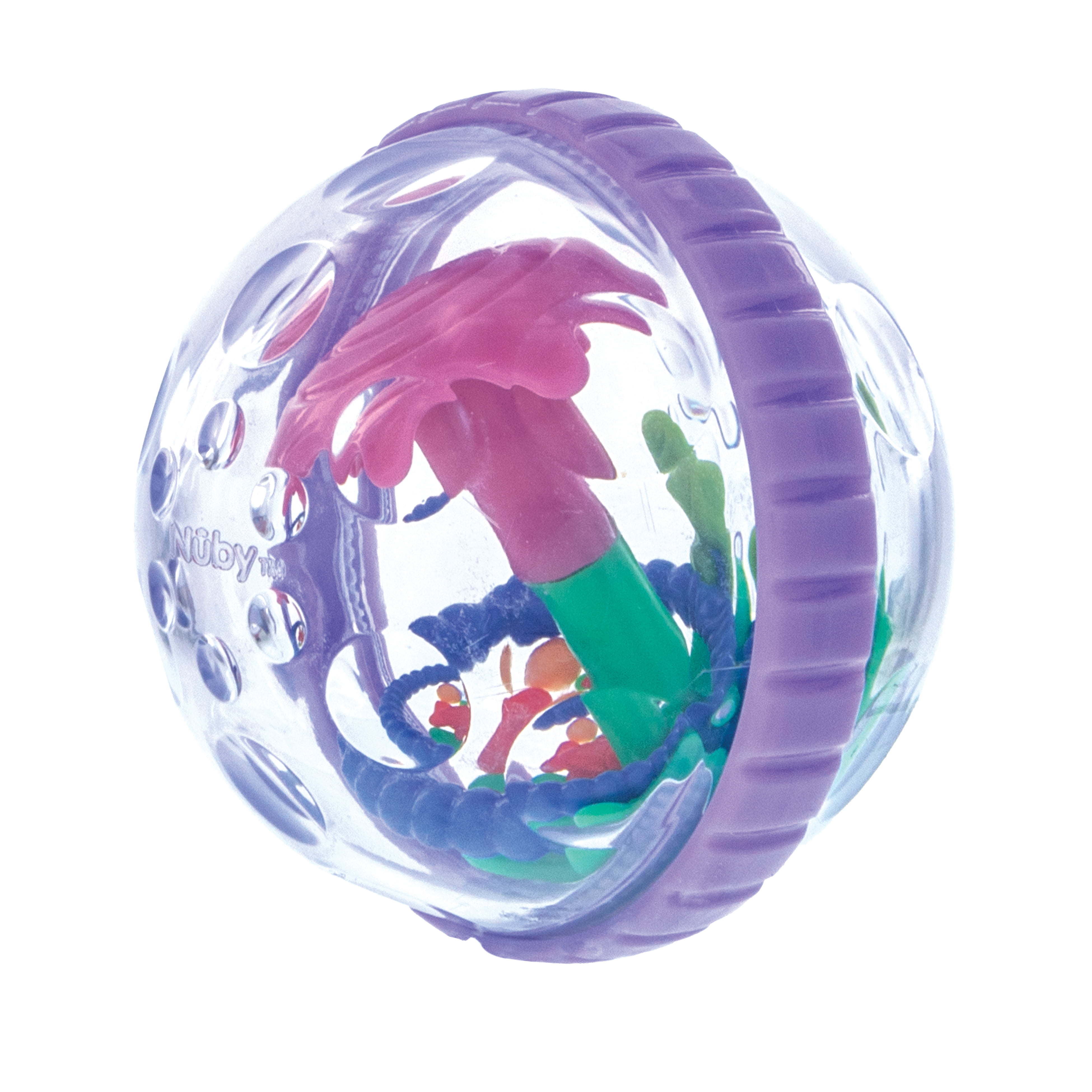 Nuby Bubbly Buds Interactive Baby Bath Toys, 4 Pack