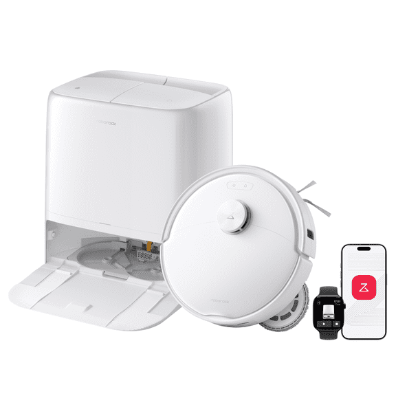 Roborock Qrevo Series 2 Pro SE Robot Vacuum and Mop, 19,000Pa Suction, FlexiArm Edge Mopping, Zero-Tangle, High-Temperature Mop Self-Cleaning, Smart Obstacle Avoidance, Auto Mop Removal