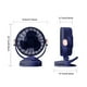 thumbnail image 4 of Descuentos Increíbles, Mini ventilador de escritorio con clip para oficina, dormitorio, cama para estudiantes, silencioso, pequeño, modelo con carga USB, batería de larga duración Akmoler, 4 of 7